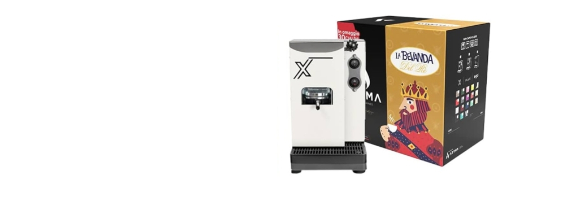 Macchina a cialde Aroma X + 30 cialde Bevanda del Re